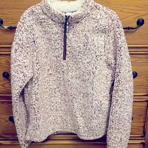 Very cozy fleece sweater!